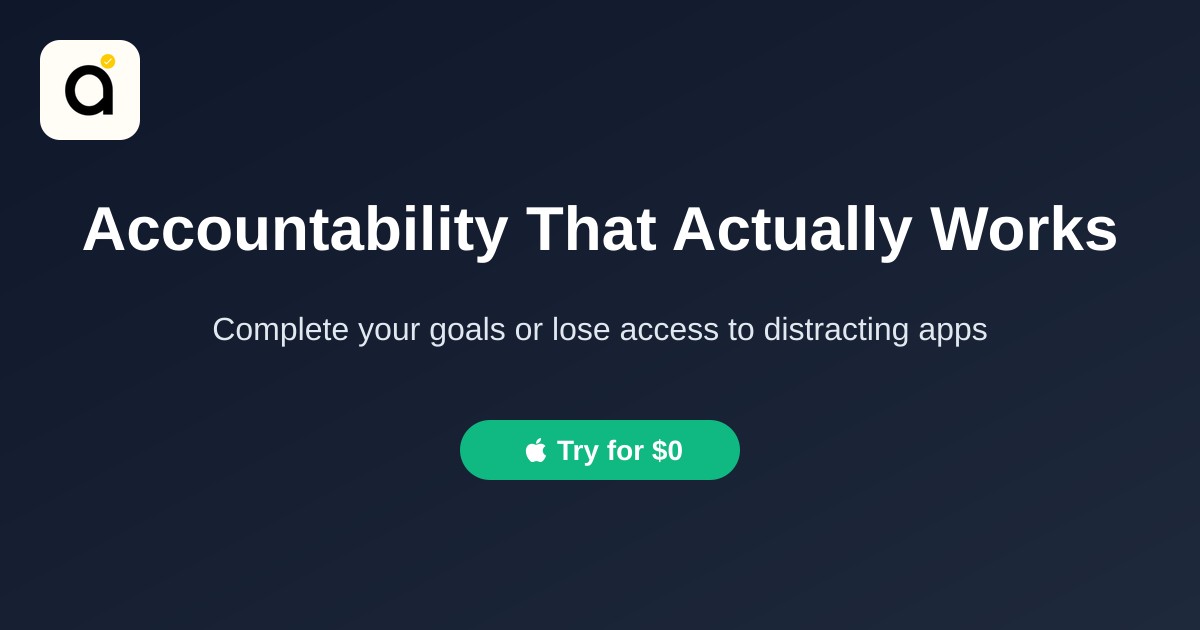 Accountable AI - Science-Backed Productivity App with Real Consequences